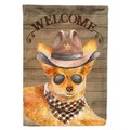 Carolines Treasures 11 x 0.01 x 15 in. Toy Terrier Country Dog Flag Garden Size CK6370GF